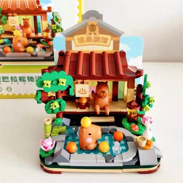  Xếp hình Jaki Capybara nghỉ dưỡng 