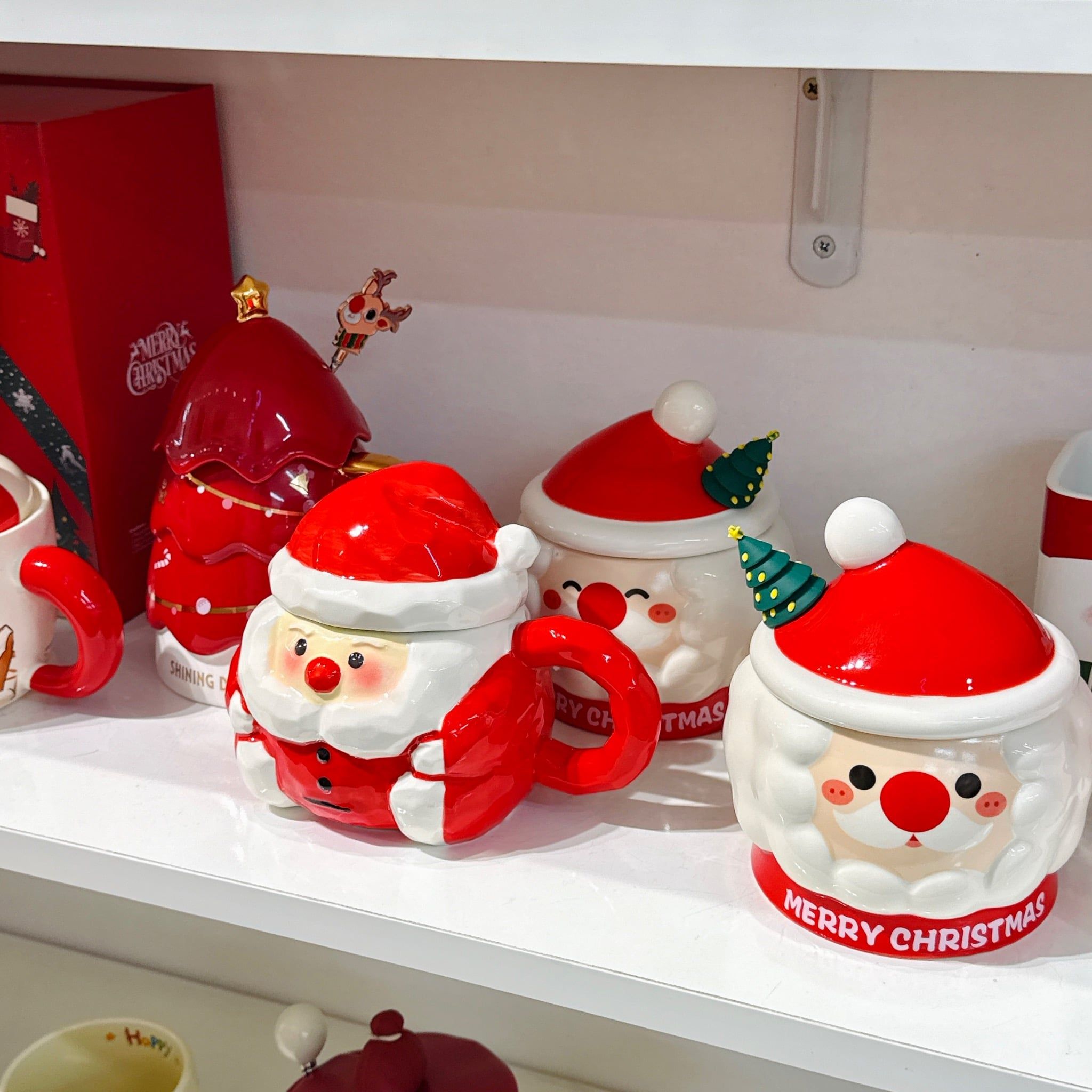  Cốc ông già Noel Geometric 360ml 