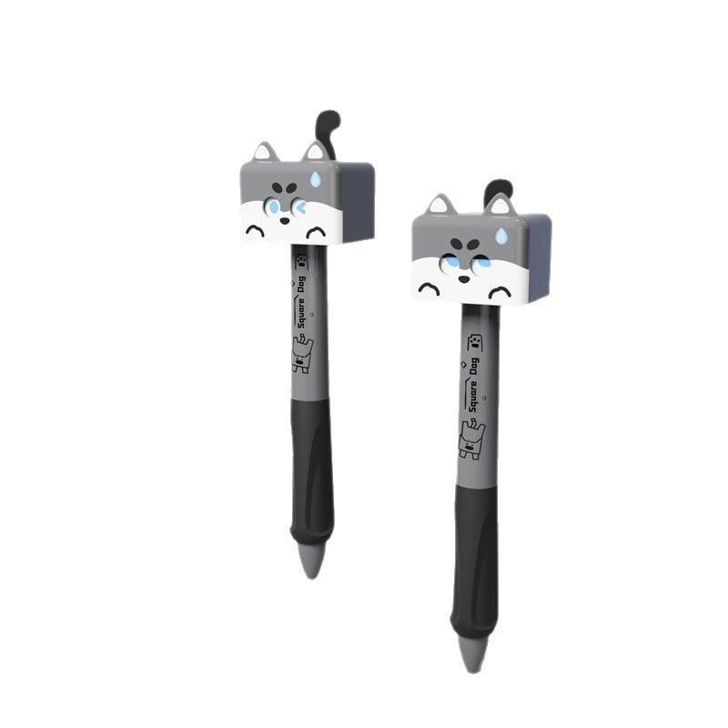  Bút mèo đầu vuông thay đổi nét mặt 