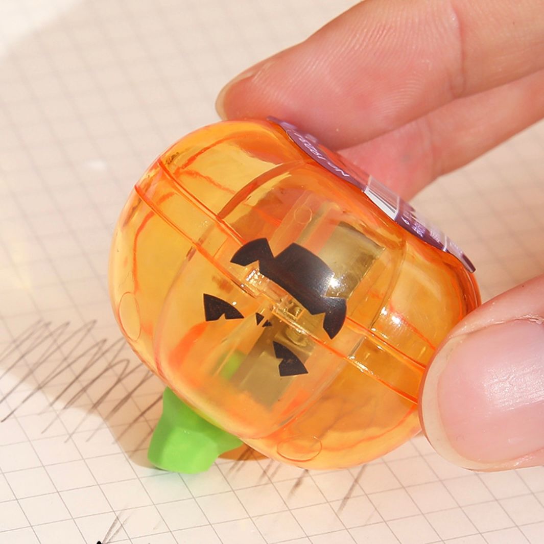  Gọt bút chì kèm tẩy bí ngô Halloween 