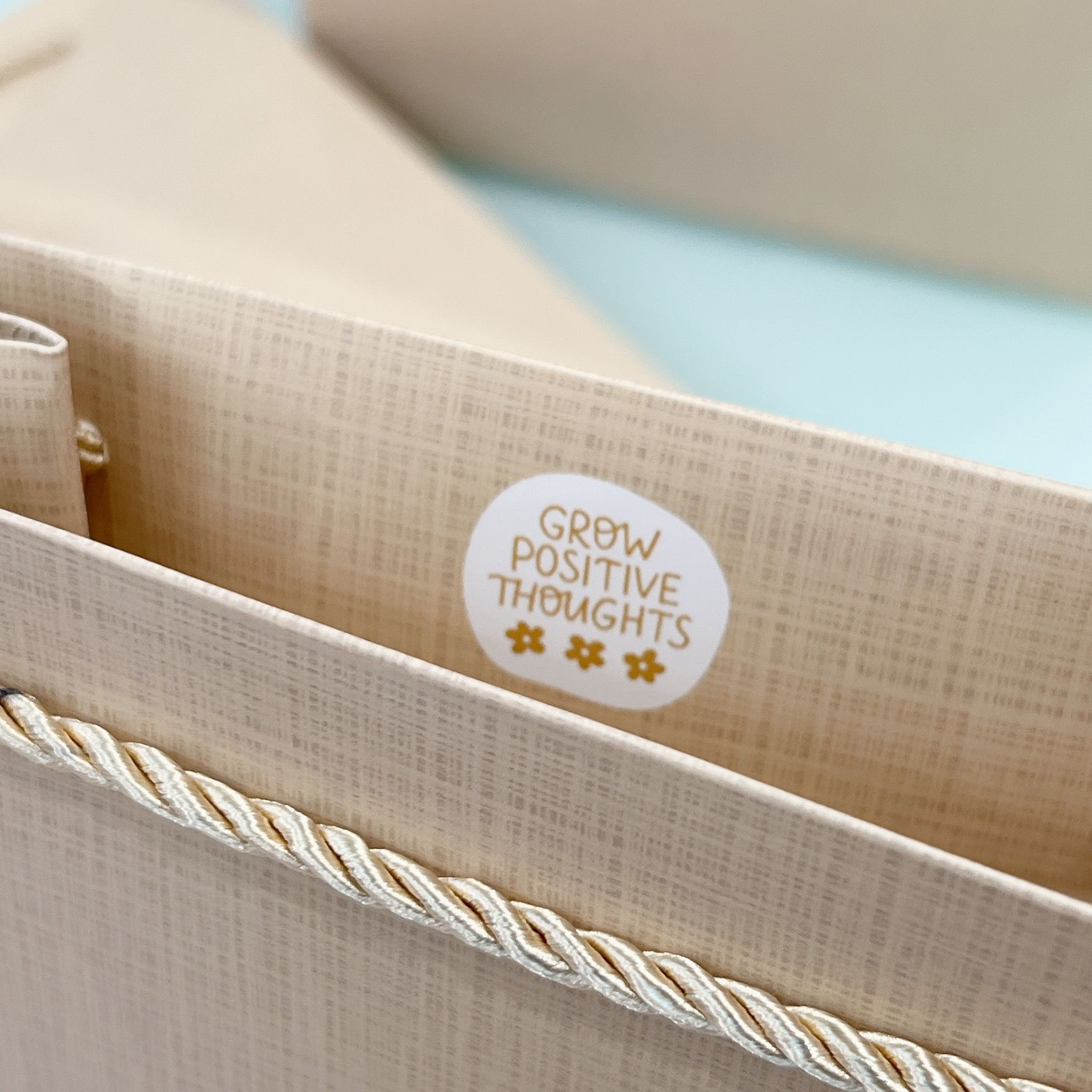  Túi quà kẻ vân be 21x25x10,5cm 