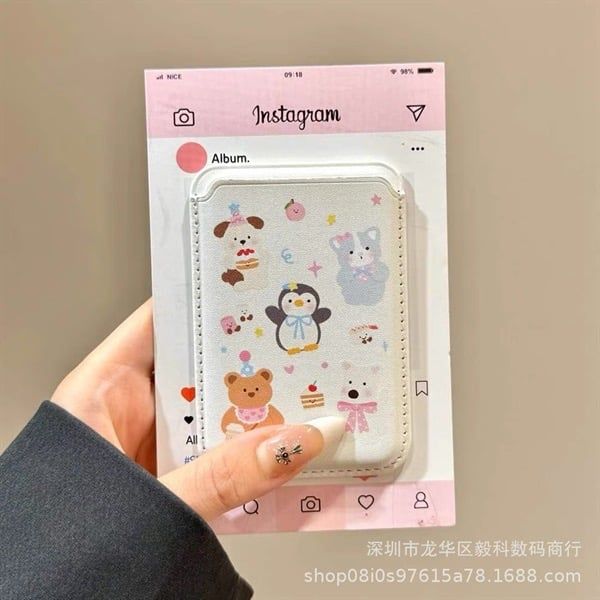  Kẹp thẻ da Magsafe 