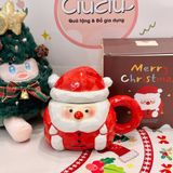  Cốc ông già Noel Geometric 360ml 