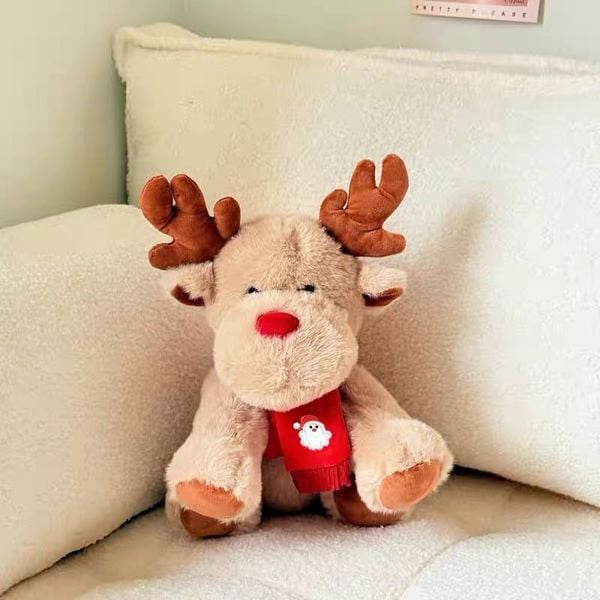 Tuần lộc bông Giáng Sinh quàng khăn đỏ 