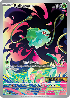 Pokemon Tcg Bulbasaur - 133/132 - ME01: Mega Evolution (MEG) ( Single Card )