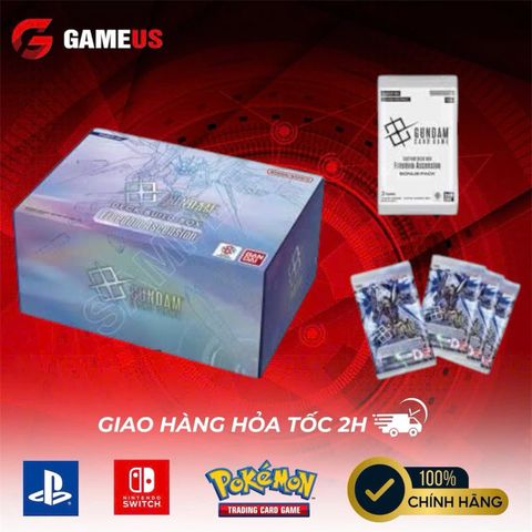 Bandai Gundam Card Game Booster Box : Deck Build Box Freedom Ascension SC01 Japanese Version