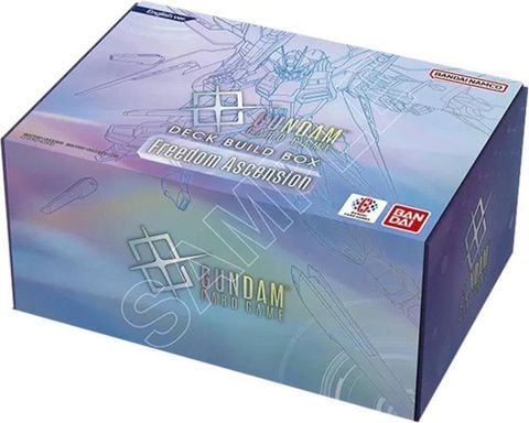 Bandai Gundam Card Game Booster Box : Deck Build Box Freedom Ascension SC01 Japanese Version