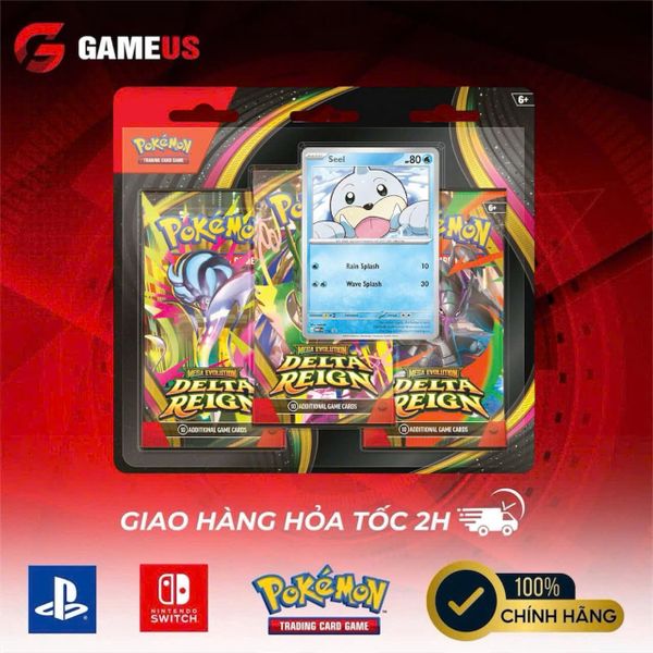 Pokemon TCG : Mega Evolution Delta Reign 3 Pack Blister