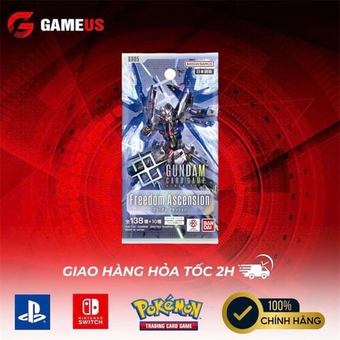 Bandai Gundam Card Game Extra Booster Pack  : Freedom Ascension GD05 Japanese Version