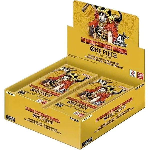 Thẻ bài TCG One Piece Booster Box : The World’s Strongest Warriors OP-17  (English)