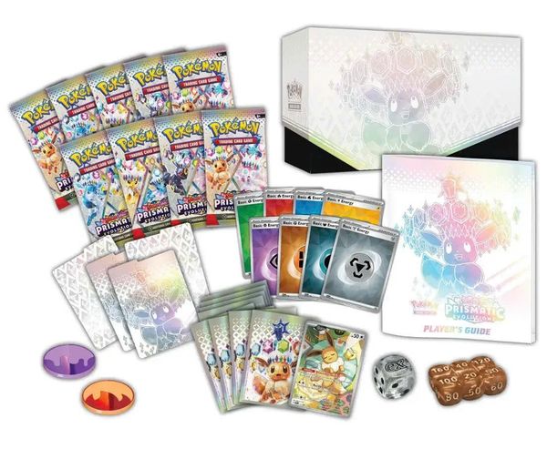Pokemon TCG : Scarlet & Violet Prismatic Evolutions Elite Trainer Box