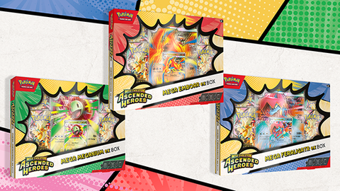 Pokemon TCG : Mega Evolution Ascended Heroes Mega Feraligatr Ex Box ME2.5 Collection