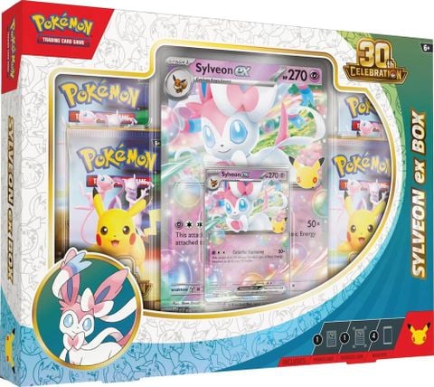 Pokemon TCG : 30th Celebration Celebration Sylveon ex Box Premium Collection