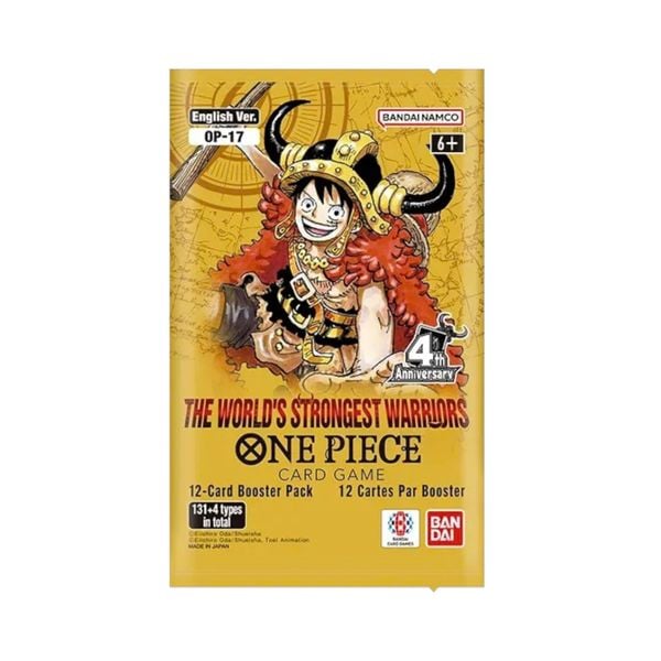 Thẻ bài TCG One Piece Booster Box : The World’s Strongest Warriors OP-17  (English)