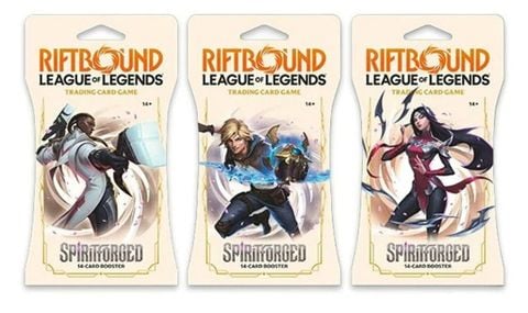 Riftbound League of Legends TCG : Spiritforged Sleeved Booster Pack Set 2