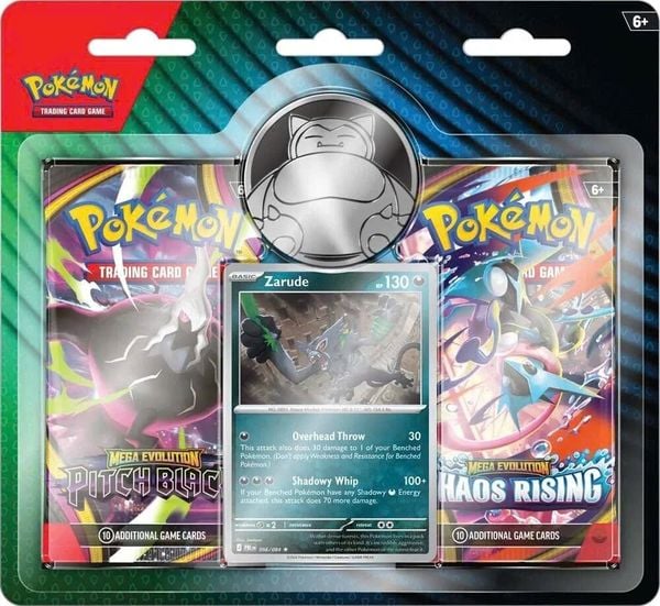 Pokemon TCG 2 Pack Blister : Mega Evolution Pitch Black Zarude