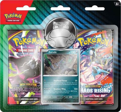 Pokemon TCG 2 Pack Blister : Mega Evolution Pitch Black Zarude