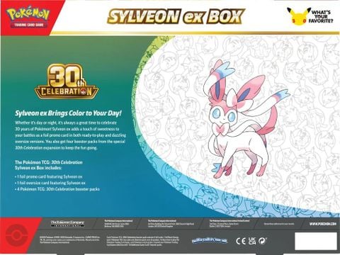 Pokemon TCG : 30th Celebration Celebration Sylveon ex Box Premium Collection