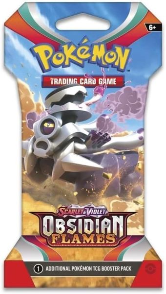 Pokemon TCG Sleeved Booster Pack : Scarlet & Violet  Obsidian Flames