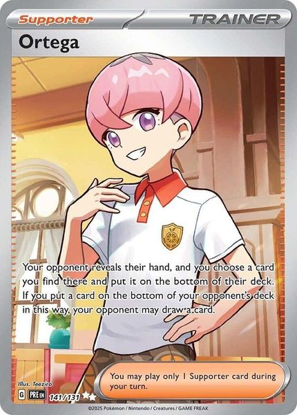 Pokemon TCG : Ortega - SV: Prismatic Evolutions (PRE) ( Single Card )