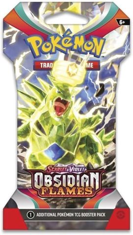 Pokemon TCG Sleeved Booster Pack : Scarlet & Violet  Obsidian Flames