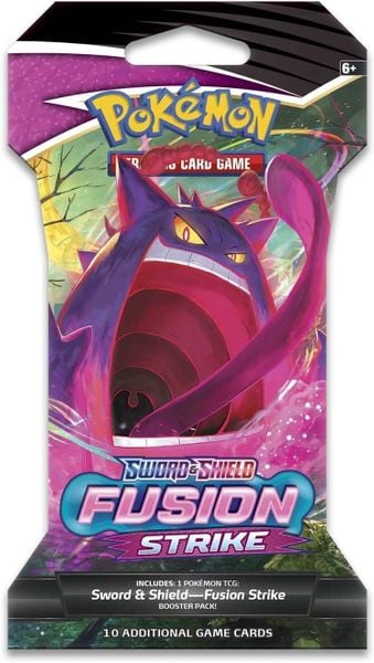 Pokemon TCG Sleeved Booster Pack : Sword and Shield Fusion Strike
