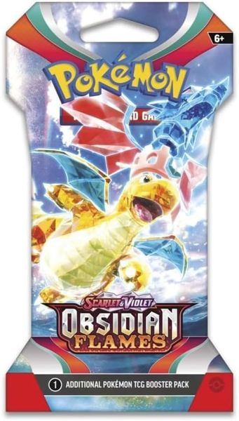 Pokemon TCG Sleeved Booster Pack : Scarlet & Violet  Obsidian Flames