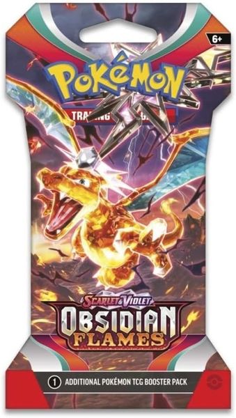Pokemon TCG Sleeved Booster Pack : Scarlet & Violet  Obsidian Flames