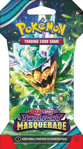 Pokemon TCG Sleeved Booster Pack : Scarlet & Violet Twilight Masquerade