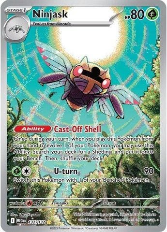 Pokemon Mega Ninjask - 137/132 - ME01: Mega Evolution (MEG) ( Single Card )