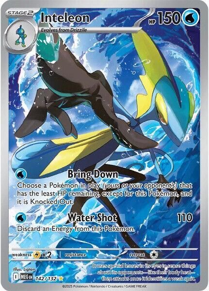 Pokemon Inteleon - 142/132 - ME01: Mega Evolution (MEG) ( Single Card )