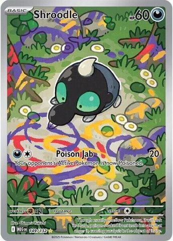 Pokemon Mega Shroodle - 149/132 - ME01: Mega Evolution (MEG) ( Single Card )