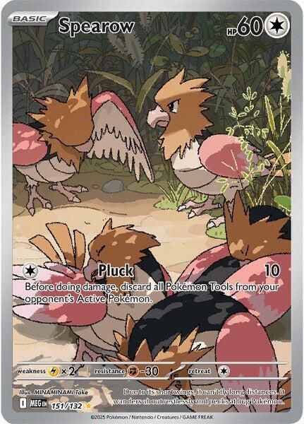 Pokemon Spearow - 151/132 - ME01  : Mega Evolution (MEG) ( Single Card )