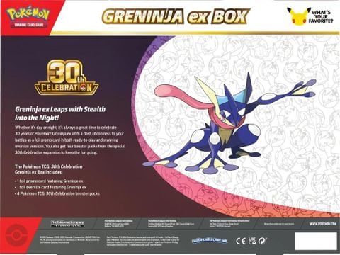 Pokemon TCG : 30th Celebration Greninja ex Box Premium Collection