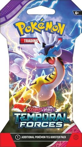 Pokemon TCG Sleeved Booster Pack : Scarlet & Violet Temporal Forces