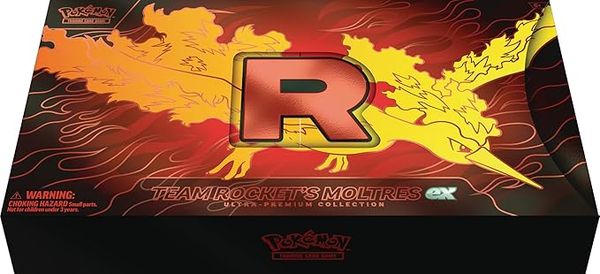 Pokemon TCG : Team Rocket's Moltres Ex Ultra-Premium Collection Box