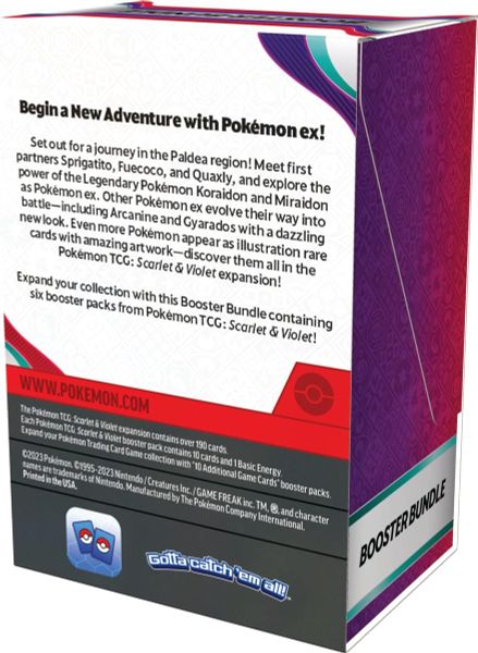 Pokemon TCG Booster Bundle : Scarlet & Violet Paldea Evolved