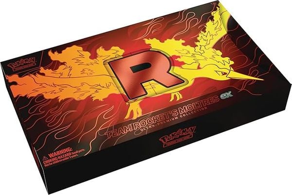 Pokemon TCG : Team Rocket's Moltres Ex Ultra-Premium Collection Box