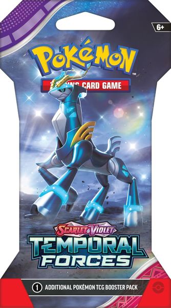Pokemon TCG Sleeved Booster Pack : Scarlet & Violet Temporal Forces