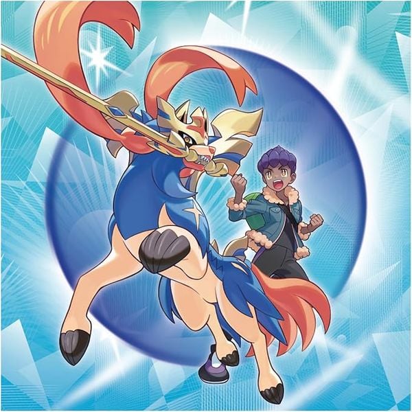 Pokemon TCG : Hop’s Zacian ex Box  4 Packs Premium Collection