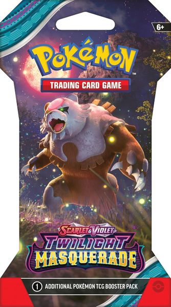 Pokemon TCG Sleeved Booster Pack : Scarlet & Violet Twilight Masquerade