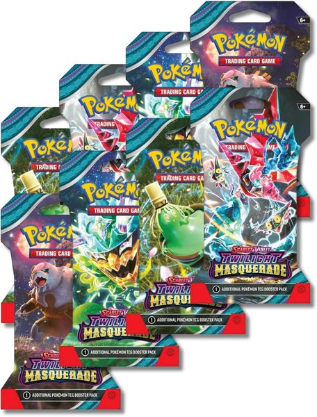 Pokemon TCG Sleeved Booster Pack : Scarlet & Violet Twilight Masquerade