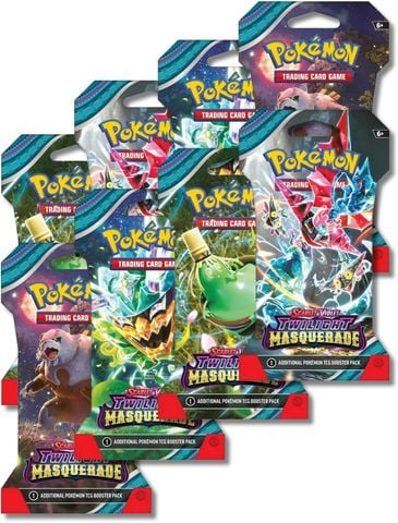 Pokemon TCG Sleeved Booster Pack : Scarlet & Violet Twilight Masquerade