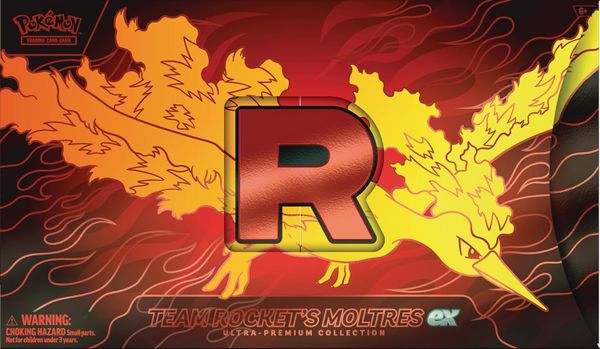 Pokemon TCG : Team Rocket's Moltres Ex Ultra-Premium Collection Box