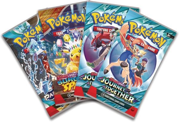 Pokemon TCG : Hop’s Zacian ex Box  4 Packs Premium Collection