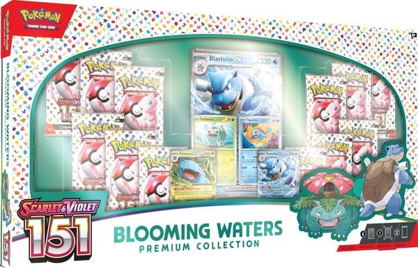 Pokemon TCG : Scarlet & Violet 151 Blooming Waters Premium Collection Box