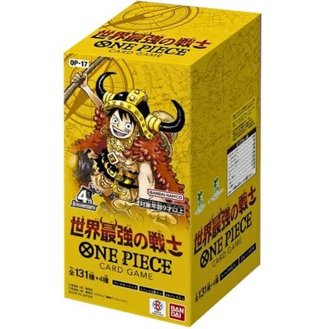 Thẻ bài TCG One Piece Booster Pack : The World’s Strongest Warriors OP-17 (Japanese)