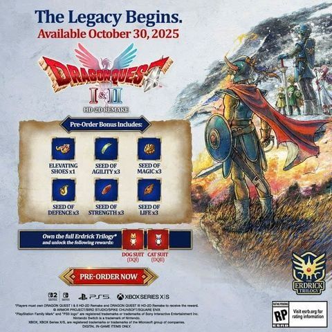 Game Nintendo Switch DRAGON QUEST I & II HD-2D Remake