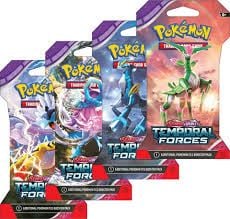 Pokemon TCG Sleeved Booster Pack : Scarlet & Violet Temporal Forces
