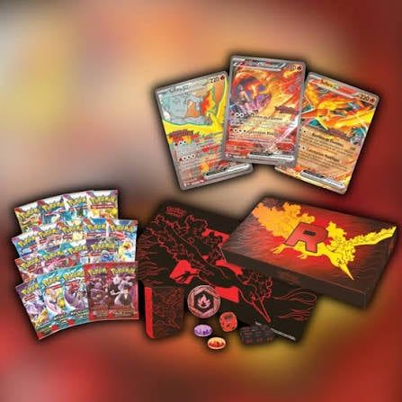 Pokemon TCG : Team Rocket's Moltres Ex Ultra-Premium Collection Box